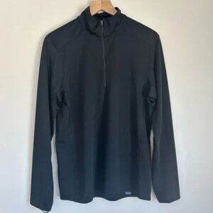 Patagonia Black Midweight Capilene Baselayer Zip Neck Men’s M